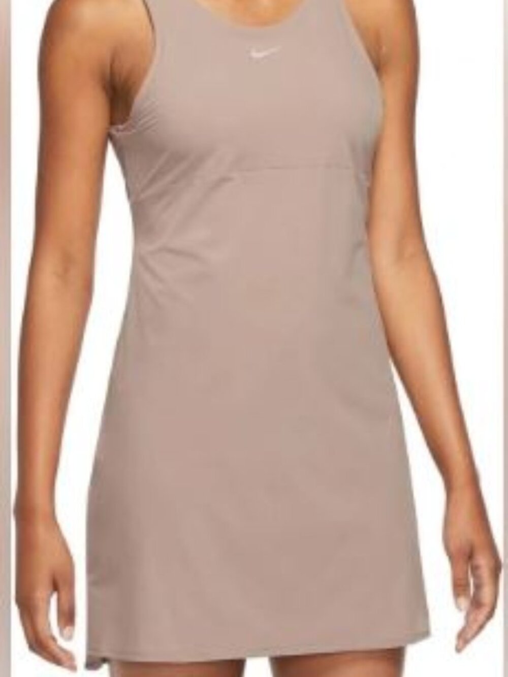 Nike Dri-FIT Bliss Training Taupe Dress
